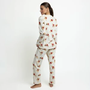Pijama mujer tejido suave estampado Winnie the Poo