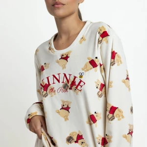 Pijama mujer tejido suave estampado Winnie the Poo