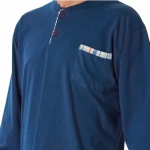 Pijama hombre algod&oacute;n pantal&oacute;n cuadros