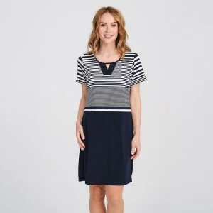 Camisola mujer dise&ntilde;o rayas manga corta