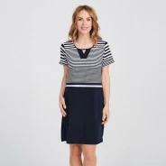 Camisola mujer dise&ntilde;o rayas manga corta