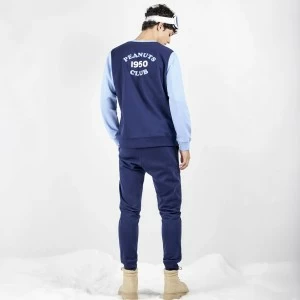 Pijama hombre manga larga azul Snoopy