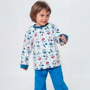 Pijama coralina infantil estampado