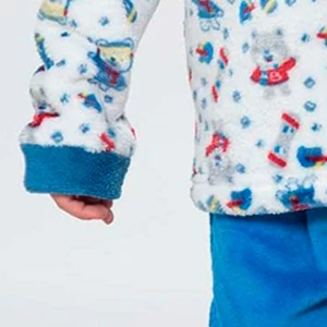 Pijama coralina infantil estampado