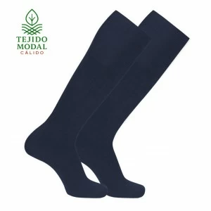 Calcetin modal c&aacute;lido alto pu&ntilde;o antipress