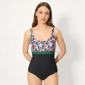 Ba&ntilde;ador mujer tejido reductor estampado
