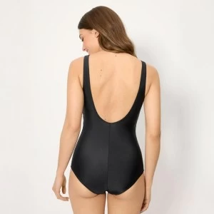 Ba&ntilde;ador mujer tejido reductor estampado