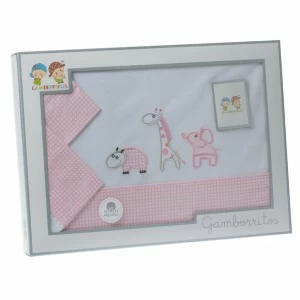 Juego sabanas de cochecito 3 piezas bordada