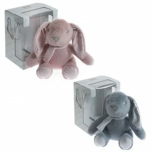 Peluche conejo orejotas con manta a juego