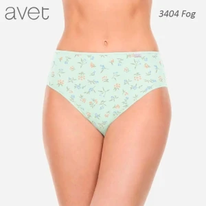 Braga alta mujer microfibra estampada flores