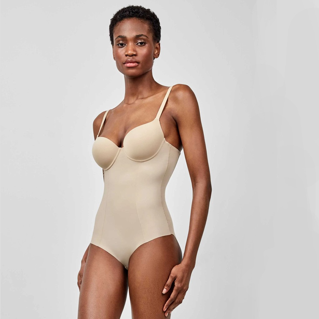 Body moldeador segunda piel con espalda escotada