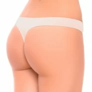Tanga bajo de algod&oacute;n liso pack x2