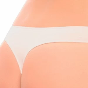 Tanga bajo de algod&oacute;n liso pack x2
