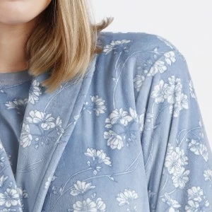 Bata corta mujer estampado flores