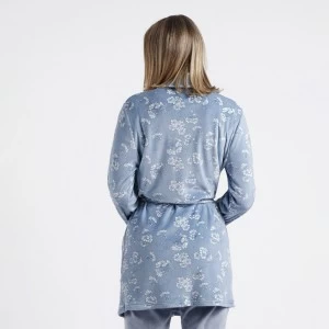 Bata corta mujer estampado flores
