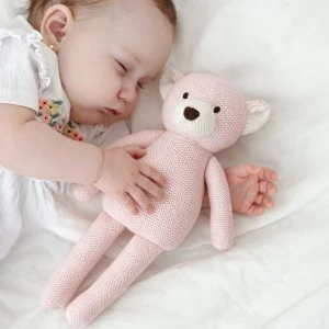 Peluche osito rosa algod&oacute;n 100% cajita regalo