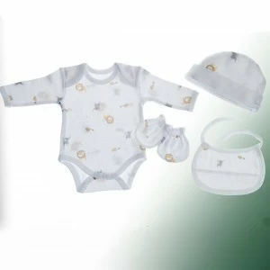 Juego bebe regalo 4 piezas 100% Algod&oacute;n