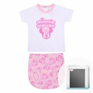 Conjunto interior 2 pzas.beb&eacute; algod&oacute;n Minnie Mouse
