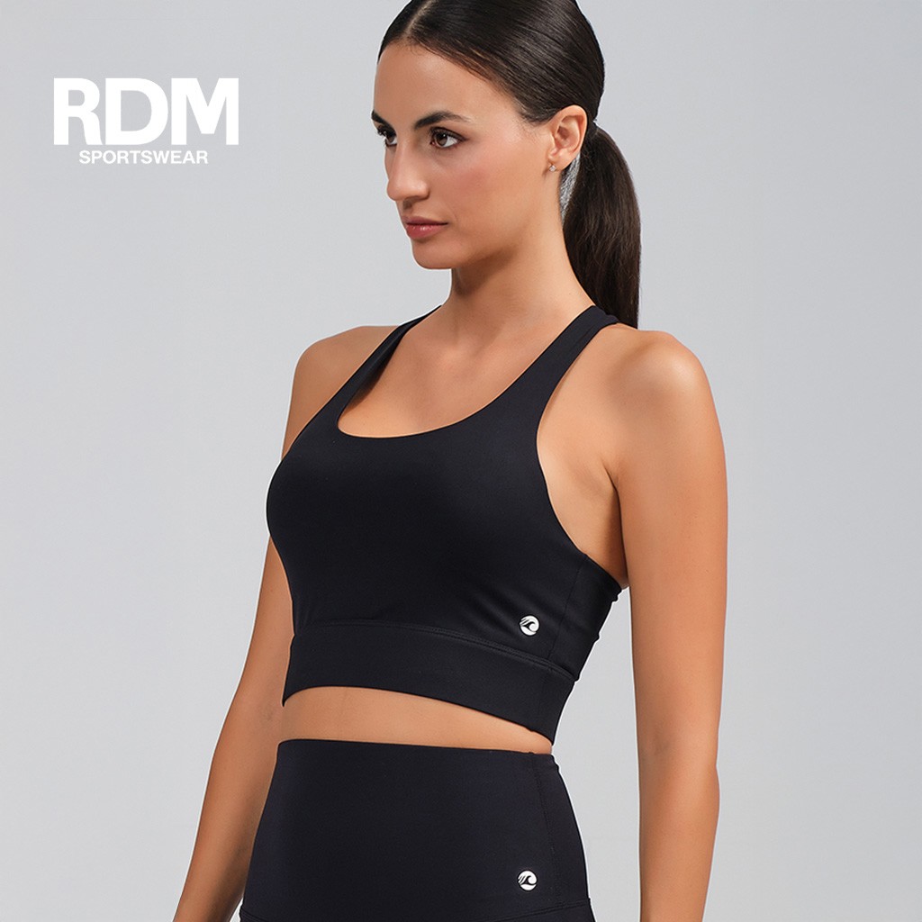 Sujetador top deportivo espalada en T microfibra