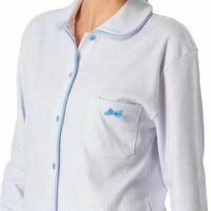Pijama camisero mujer tejido algod&oacute;n
