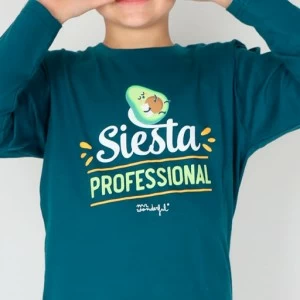 Pijama ni&ntilde;o manga larga aguacates
