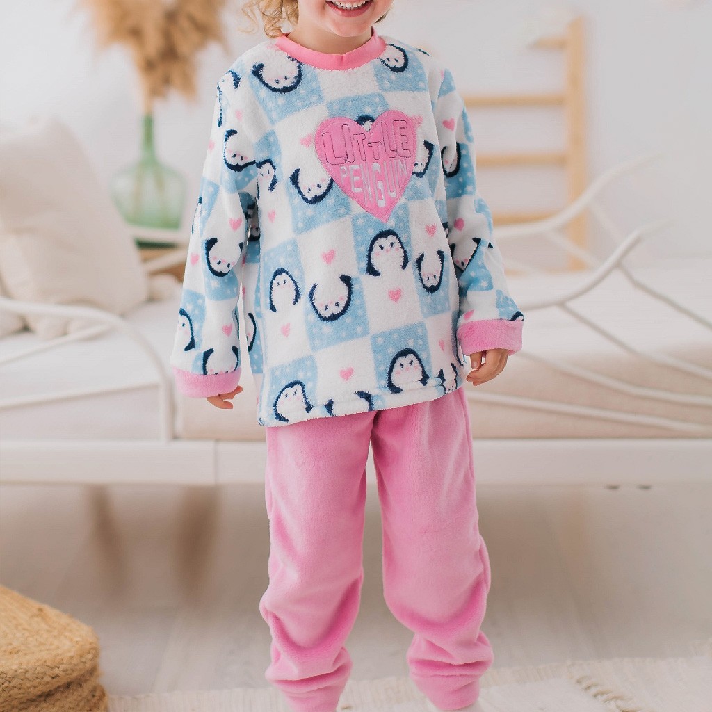 Pijama invierno niña tejido Kinanit