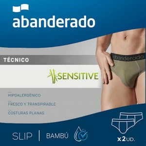 Slip pack x2 hombre tejido de bamb&uacute; sensitive