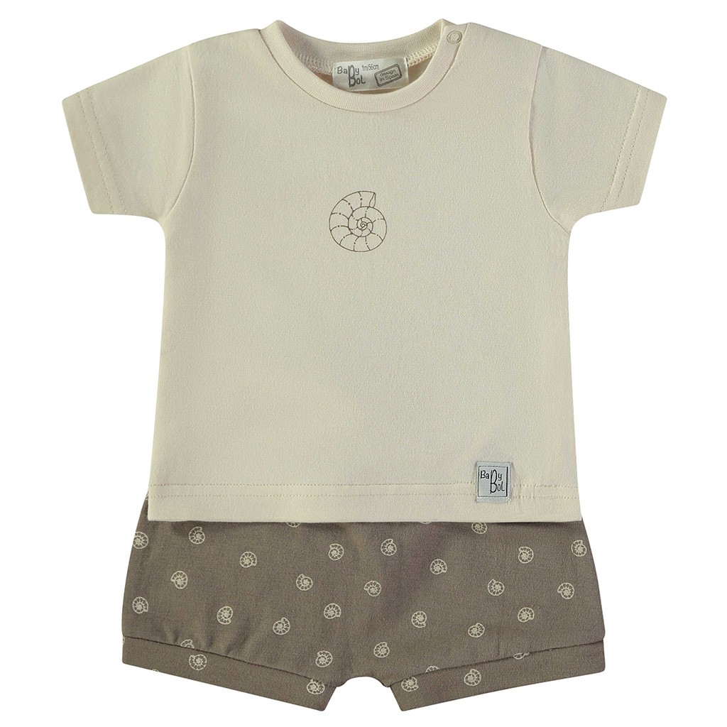 Conjunto beb&eacute; dos piezas algod&oacute;n