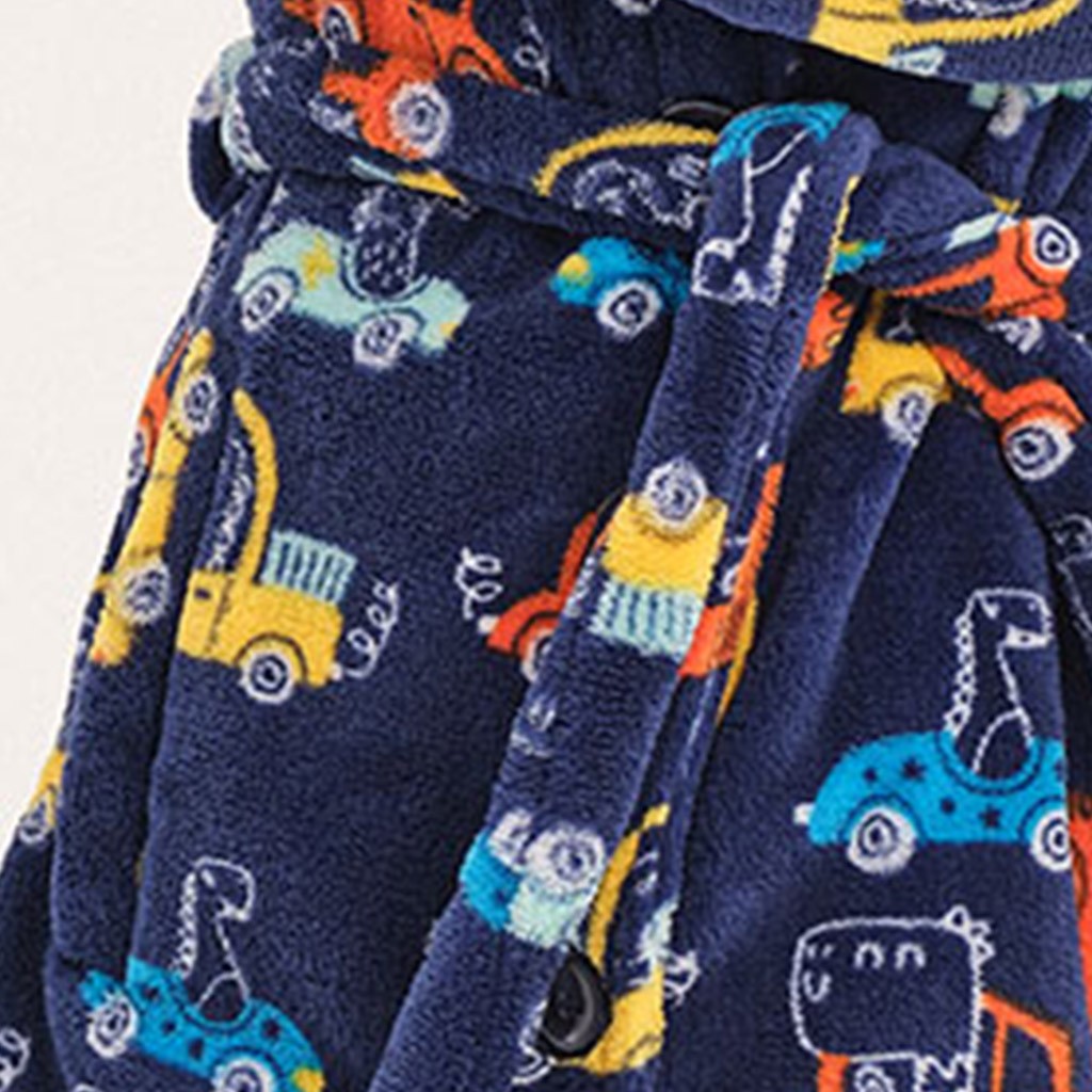 Bata infantil coralina estampada