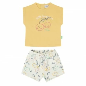 Conjunto beb&eacute; algod&oacute;n manga corta