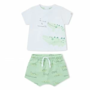 Conjunto beb&eacute; dos piezas manga corta