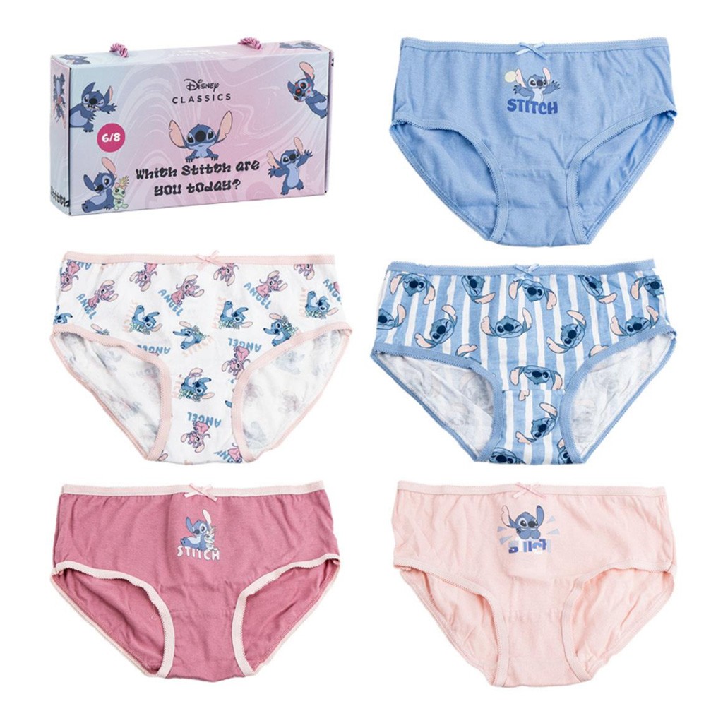 Braguita infantil algodón Stitch pack 5 