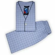 Pijama hombre manga corta tejido popelin