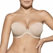 Sujetador push up sin tirantes copa B Tania