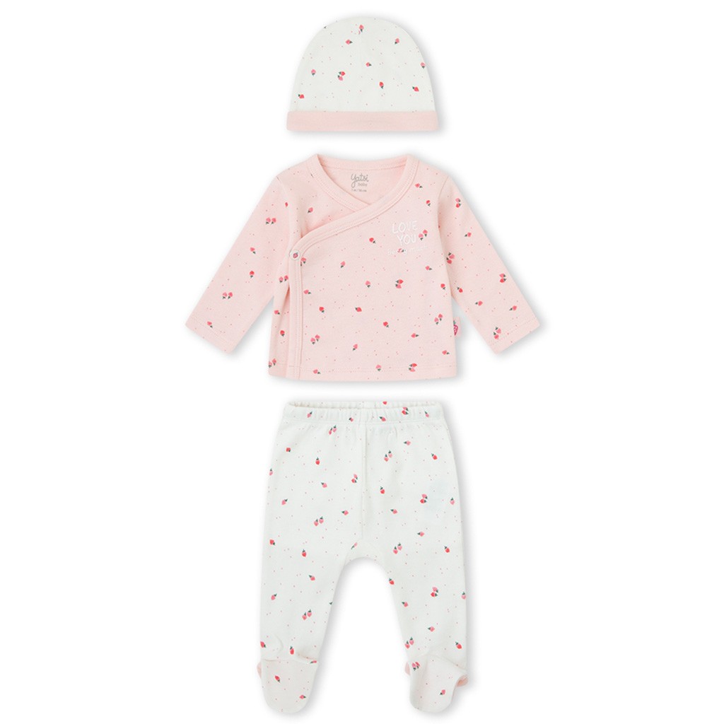 Conjunto beb&eacute; algod&oacute;n estampado