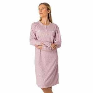 Camis&oacute;n mujer estampado cuello botones