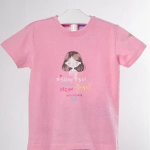 Piajma infantil ni&ntilde;a algod&oacute;n con mu&ntilde;eca