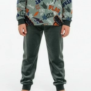 Pijama juvenil tejido terciopelo estampado