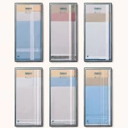 Estuche pa&ntilde;uelos fondo color pack 6 Marvin