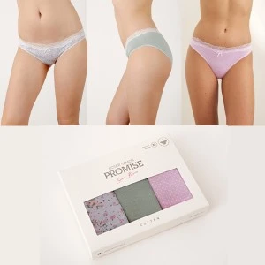 Braga bikini fantasia algod&oacute;n pack x3 Expo 12