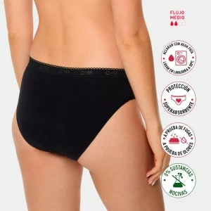 Braguita menstrual para flujo medio algod&oacute;n