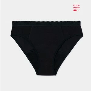 Braguita menstrual para flujo medio algod&oacute;n