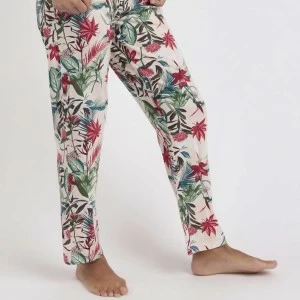 Pijama mujer pantal&oacute;n largo viscosa y manga corta