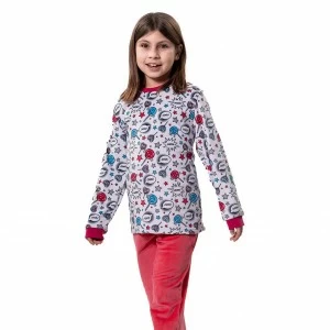 Pijama juvenil estampado manga larga