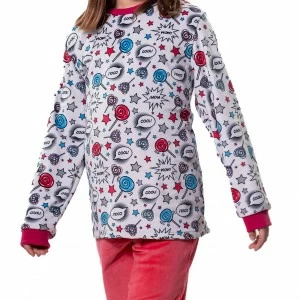 Pijama juvenil estampado manga larga