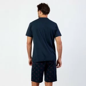 Pijama hombre algod&oacute;n manga corta