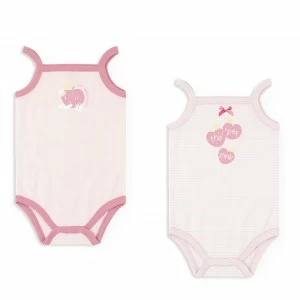 Body algod&oacute;n beb&eacute; tirantes pack 2