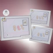 Juego de sabanas de cuna 3 piezas algod&oacute;n