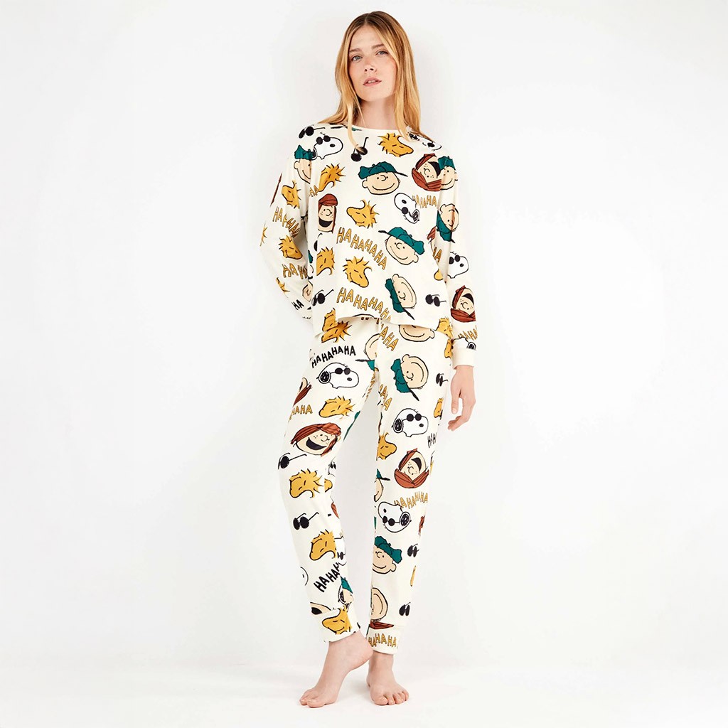 Pijama mujer maxiestampado Snoopy