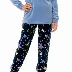 Pijama juvenil manga larga azul Star